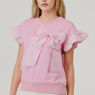 Bow Ruffle Top
