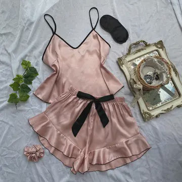 Satin Jammie Set (4pc)