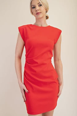 Ruched Fitted Dress