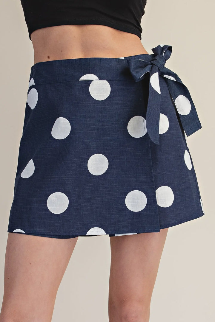 Warp Skort Polka Dot