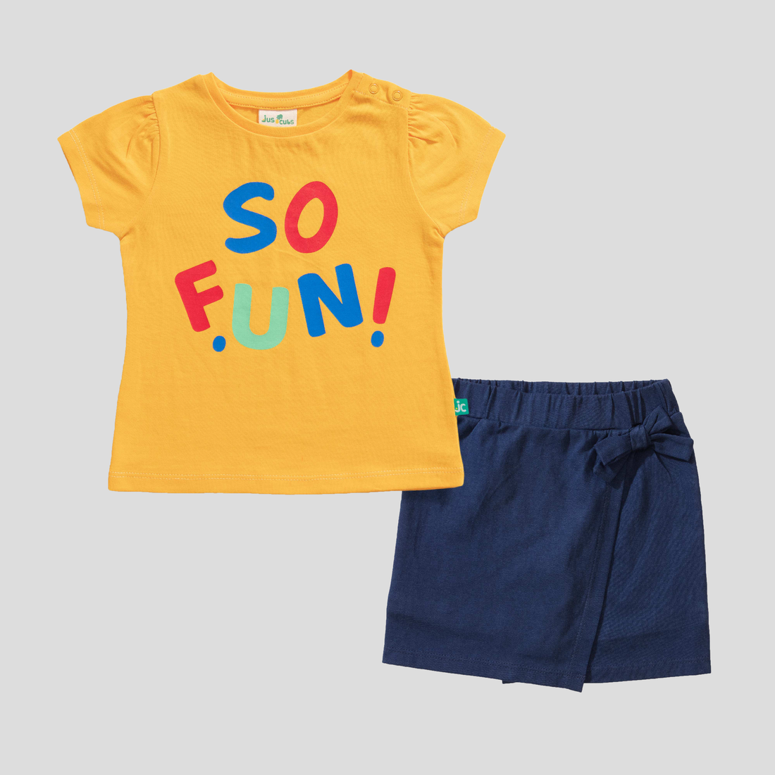 Puff Sleeve Tee & Skort Set