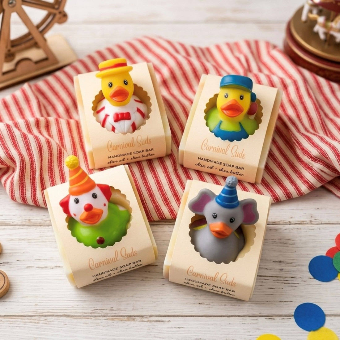 Carnival Suds Handmade Novelty Soap Bar VEGAN