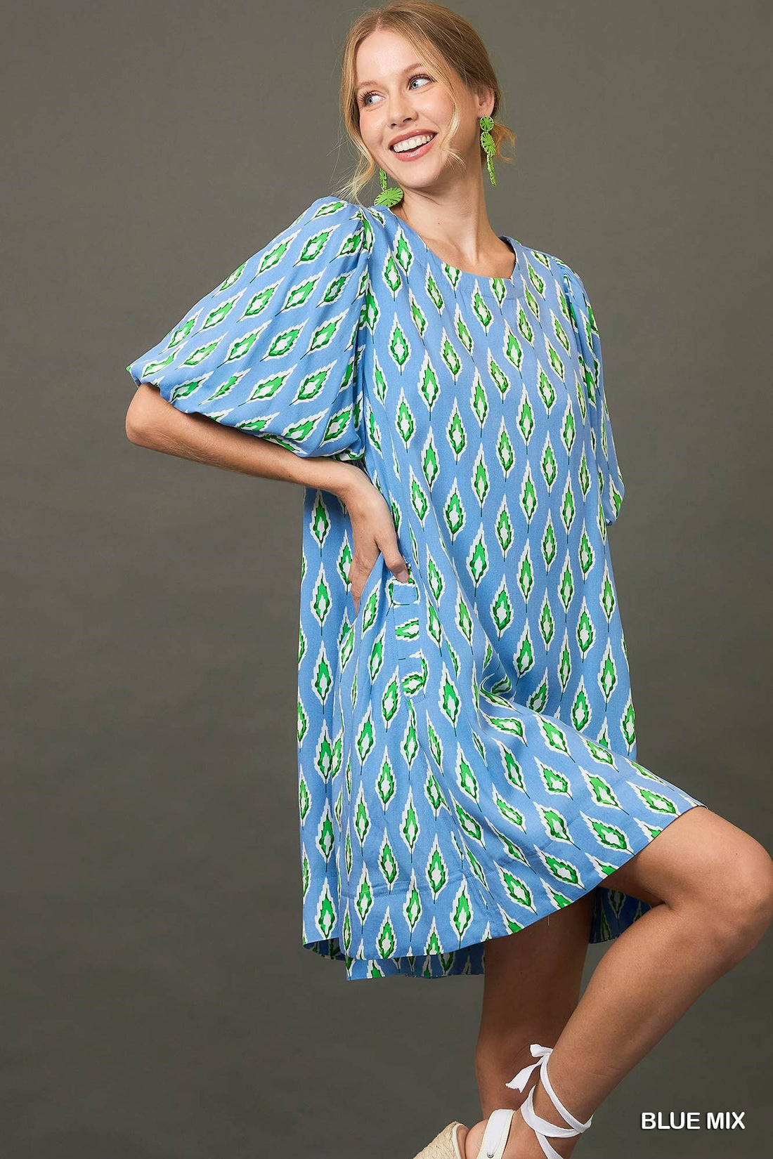 Bubble  Sleeve Dress