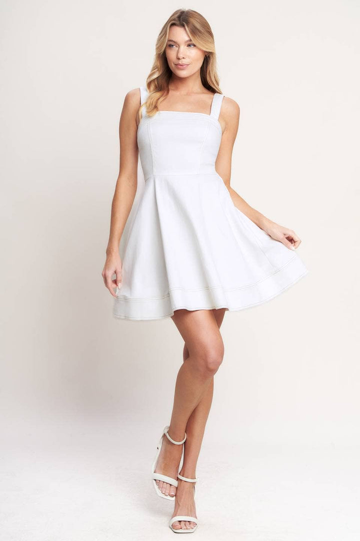 Woven Twill Dress