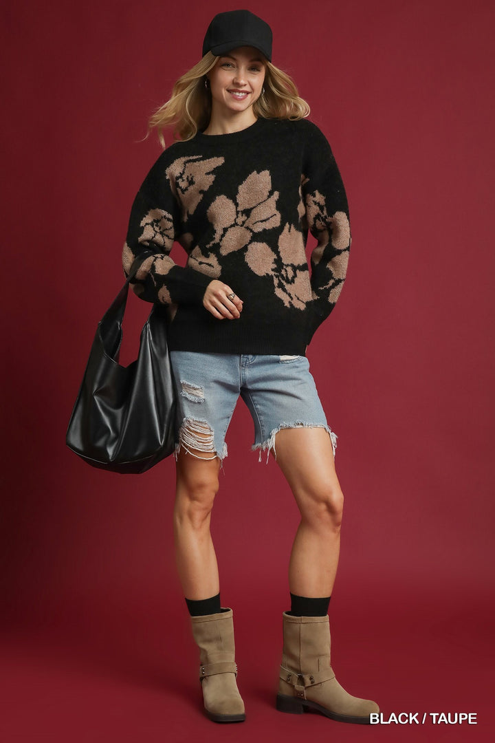 Fuzzy Textured Sweater