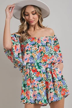 Off Shoulder Romper