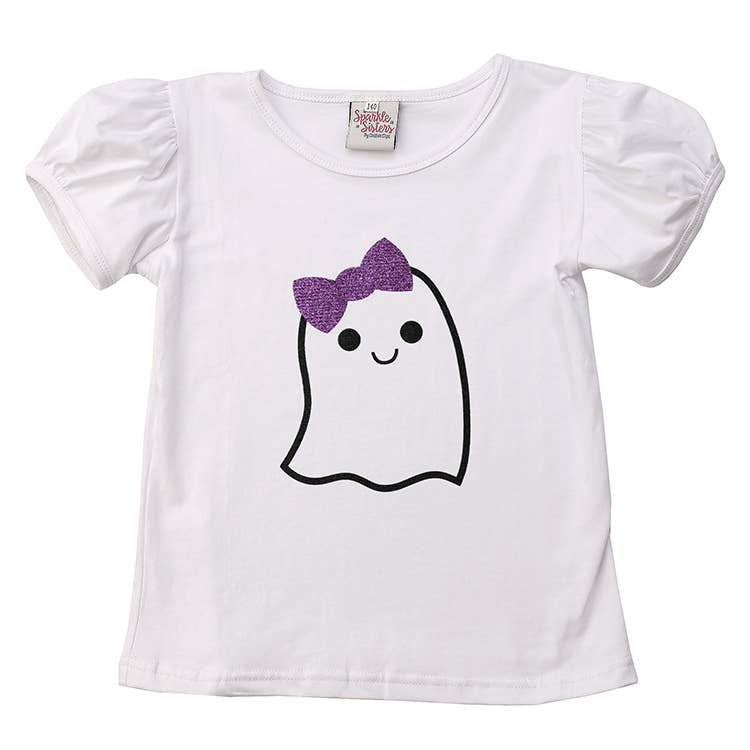 Pretty Ghost Puff sleeve Tee