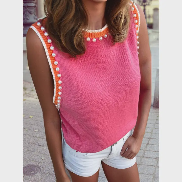 Sleeveless Knit Top