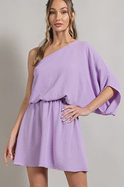 One Shoulder Mini
