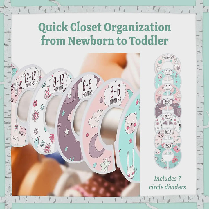 Baby closet dividers