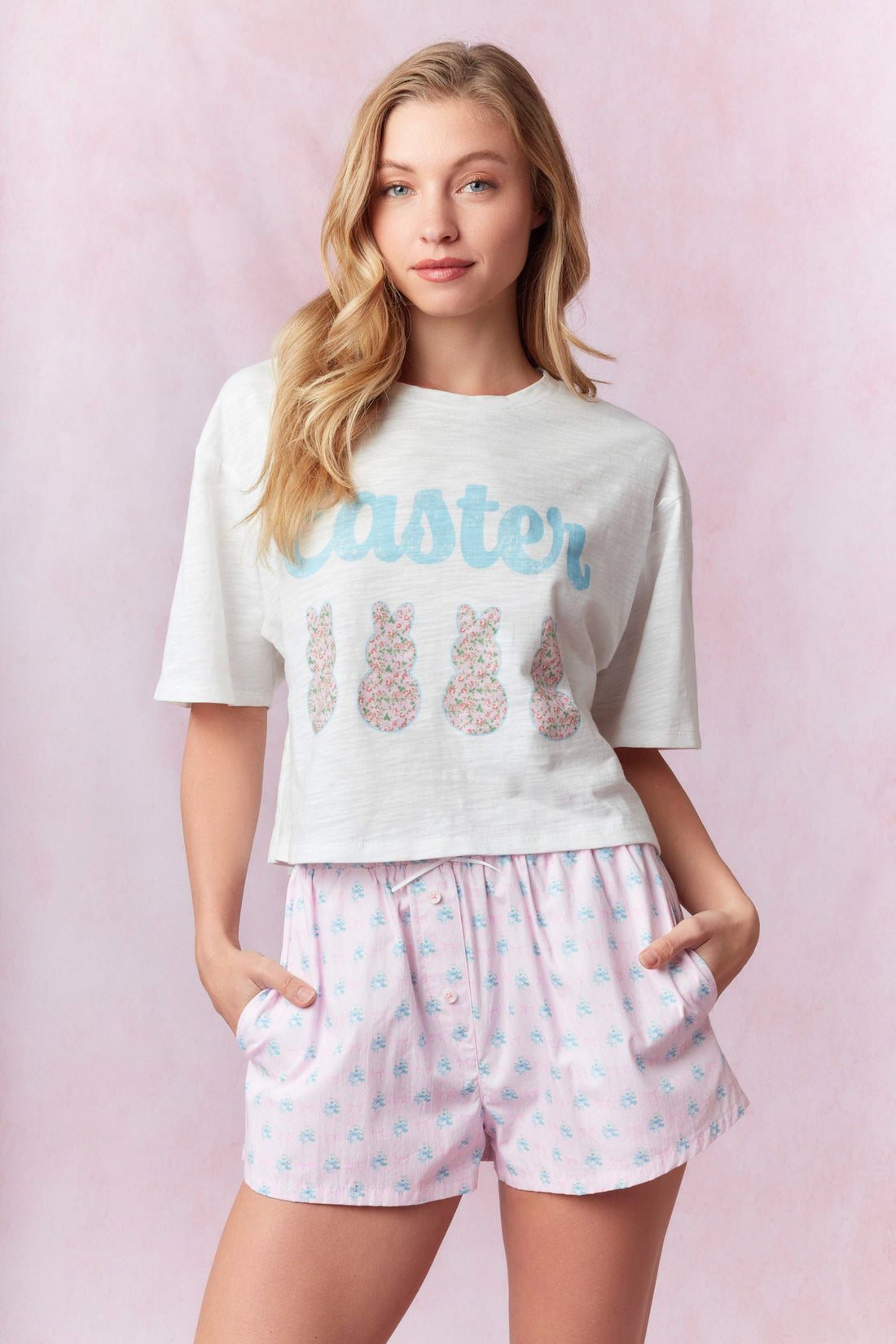 Easter Cropped CottonSlub Tee