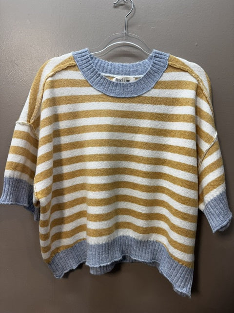 Striped Oversized C Sweater