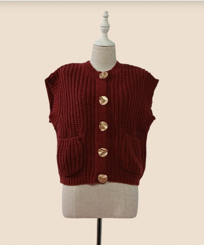 Cardigan Crochet Vest