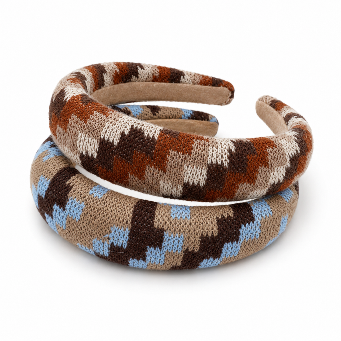 Heritage Knit Geometric Headband
