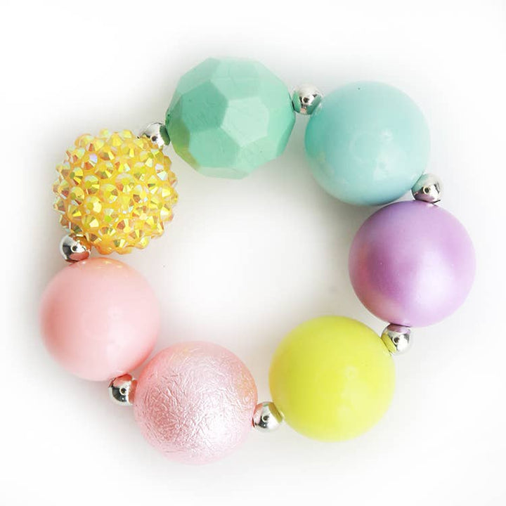 Chunky Pastel Beaded Bracelet