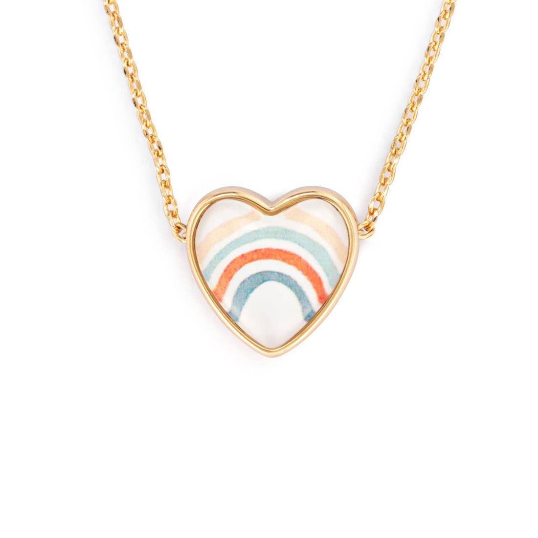 Art Heart Necklace - Dream Big