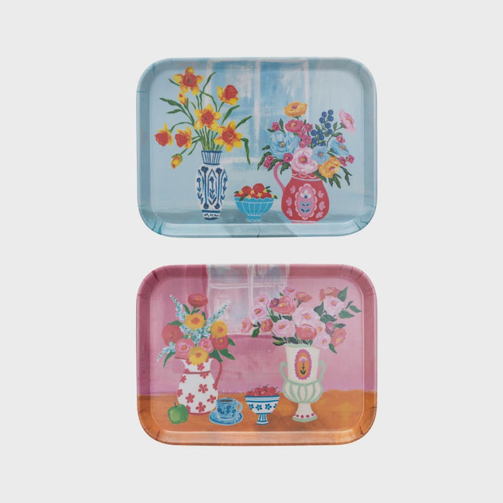 Bamboo Flower Tray